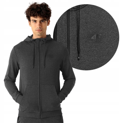 

Bluza Dresowa Męska Z Kapturem 4F BLM353-23M r.3XL