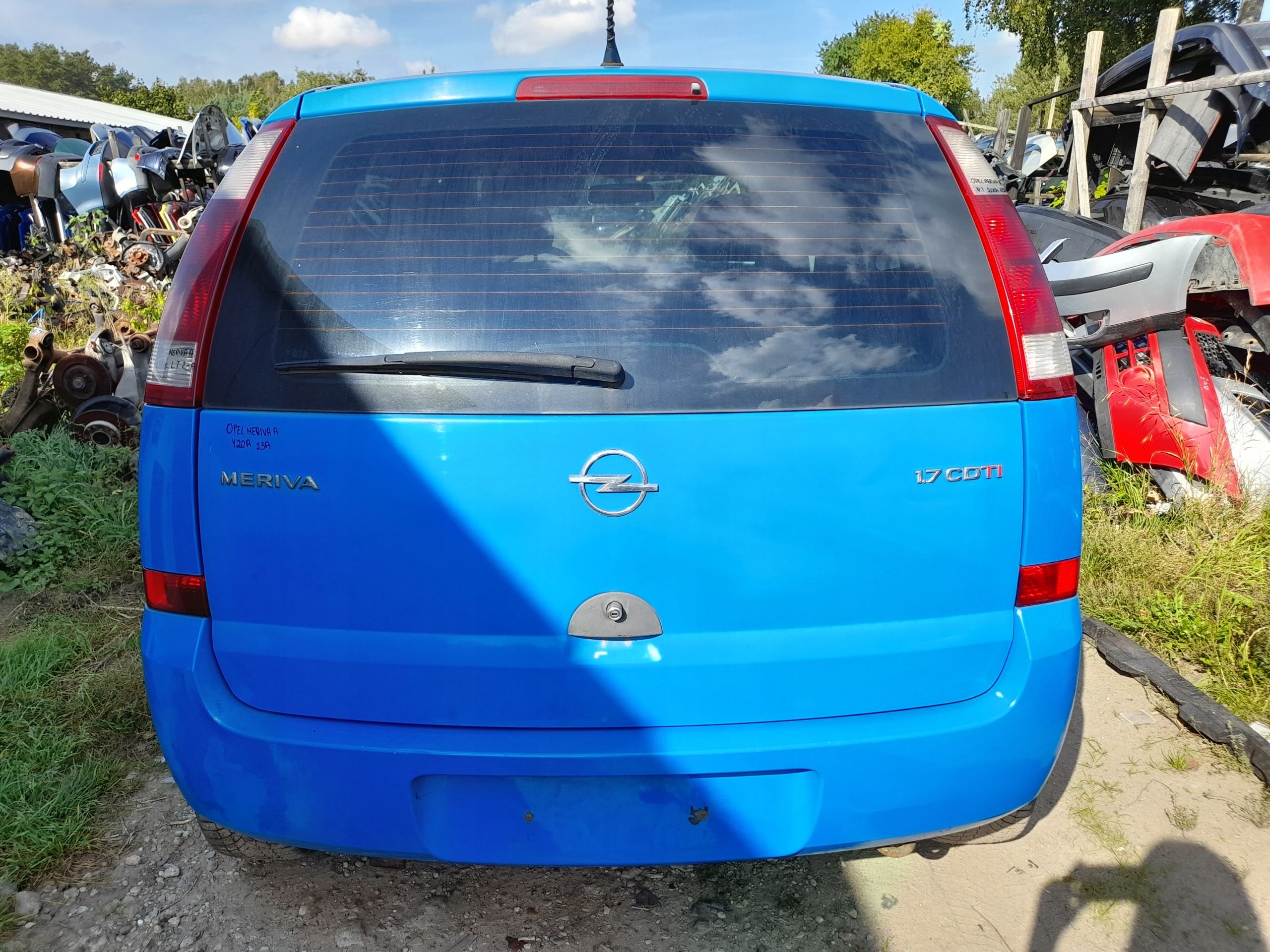 opel Meriva A фонарь левый задний