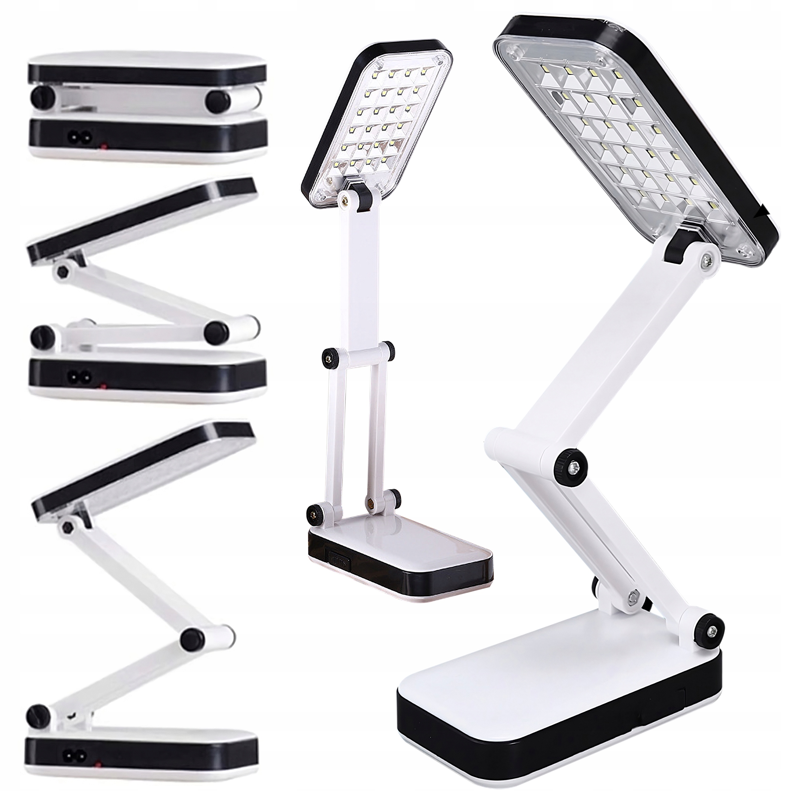 SKŁADANA LAMPKA BIURKOWA SZKOLNA AKUMULATOR LED