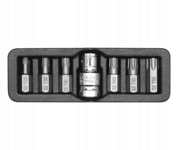 

Zestaw Bitów Torx 7szt. Yato 1/2'' T25-T55 Komplet
