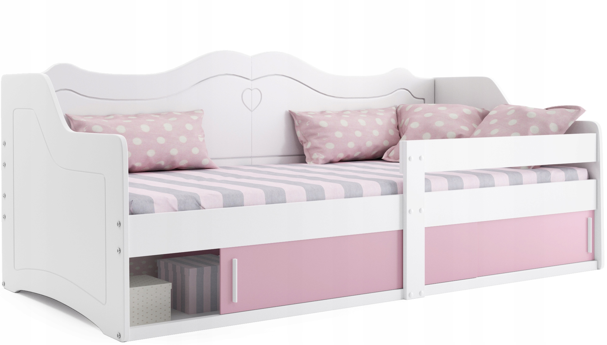 

łóżko dziecięce Julia 160x80 biel materac