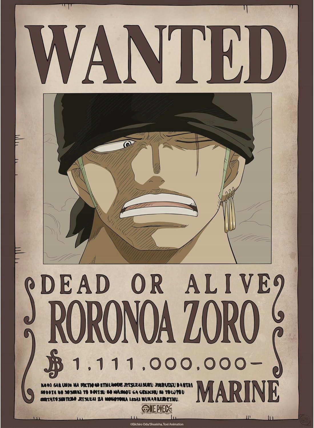 One Piece Wanted Poster - Niska cena na Allegro