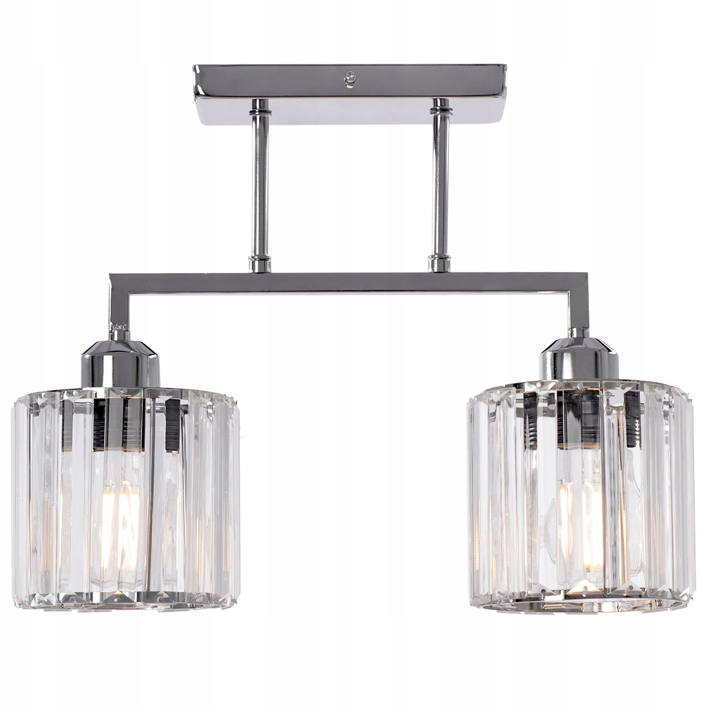 

Lampa Wisząca Kryształ Metal Glamour Chrome