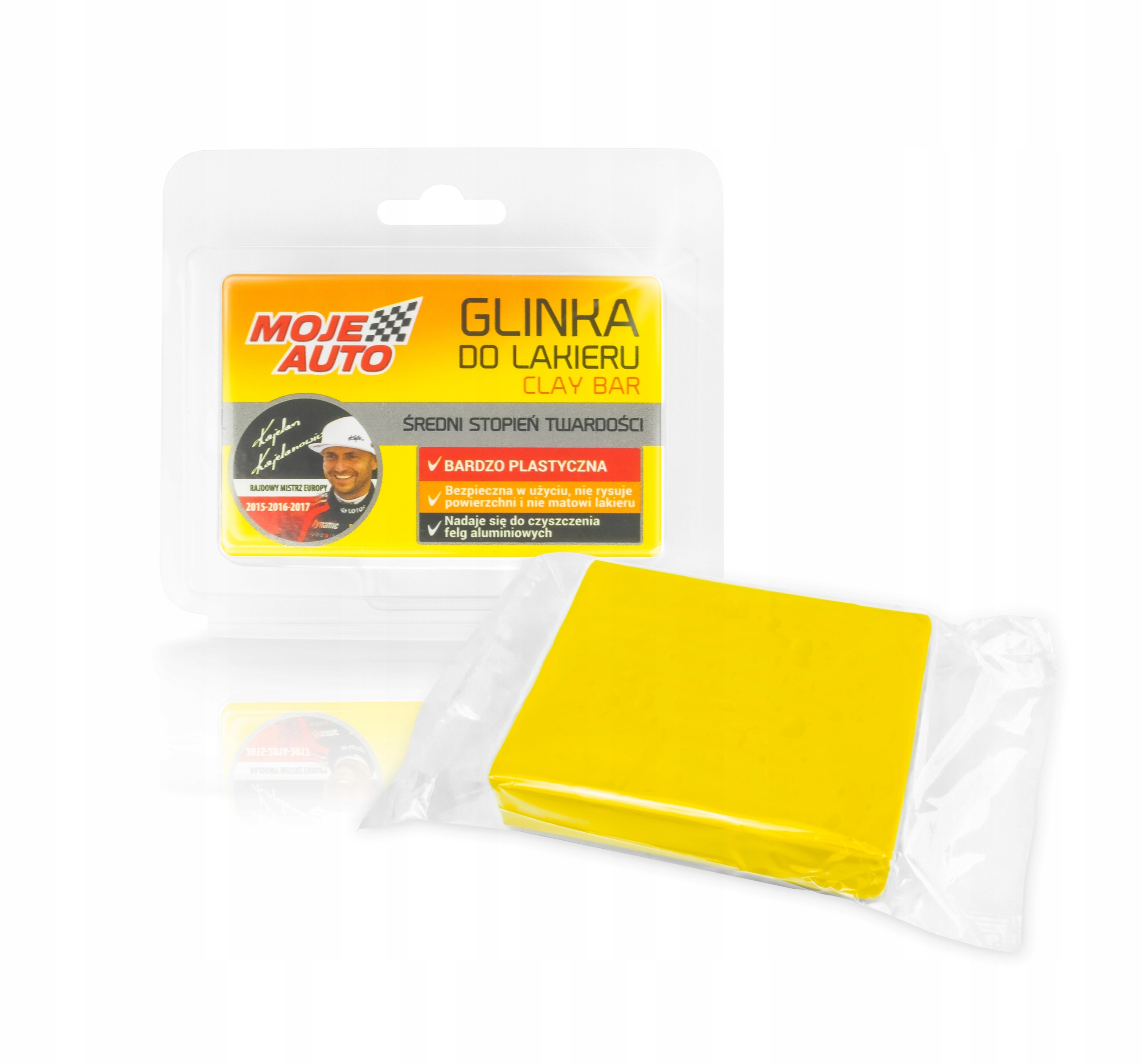 GLINKA DO CZYSZCZENIA LAKIERU SZYB FELG MOJE AUTO