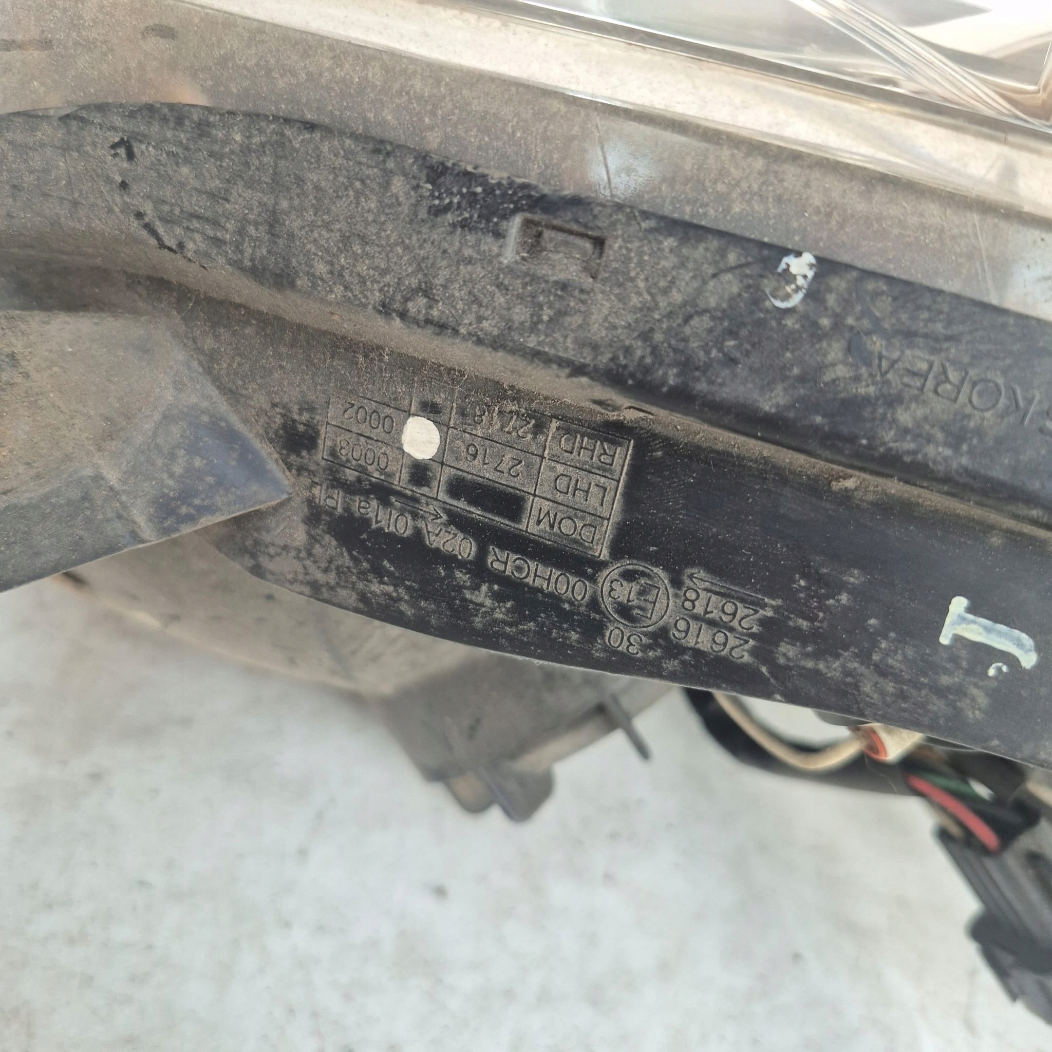 RENAULT KOLEOS 07- light right front front