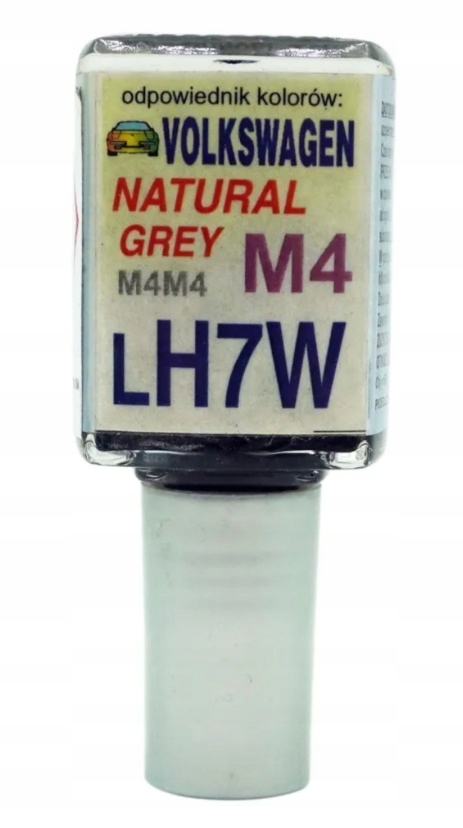Zaprawka do rys 10ml AUDI VW SEAT H7W LH7W M4 NATURAL GREY