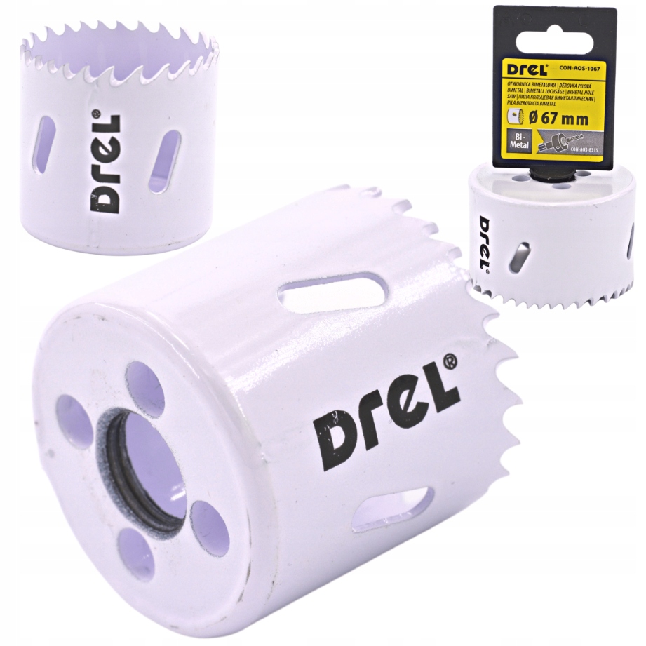 OTWORNICA KORONKA BIMETAL DO DREWNA METALU 67 mm