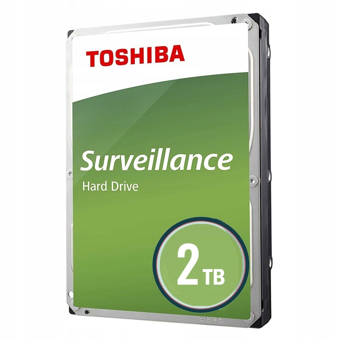 ZESTAW KAMER DO MONITORINGU ZEWNĘTRZNA IP PoE 5MPX + 2TB DYSK HDD Pojemność zainstalowanego dysku 2 TB