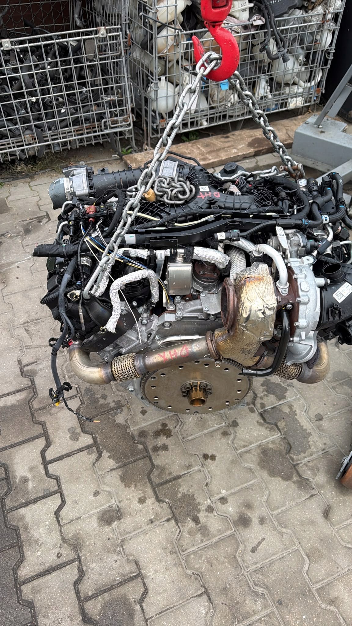 moteur complet AUDI Q7 3,0 TDI 70TYS KM DHX