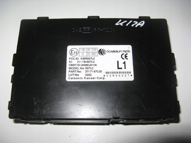 comfort control unit SUZUKI KIZASHI