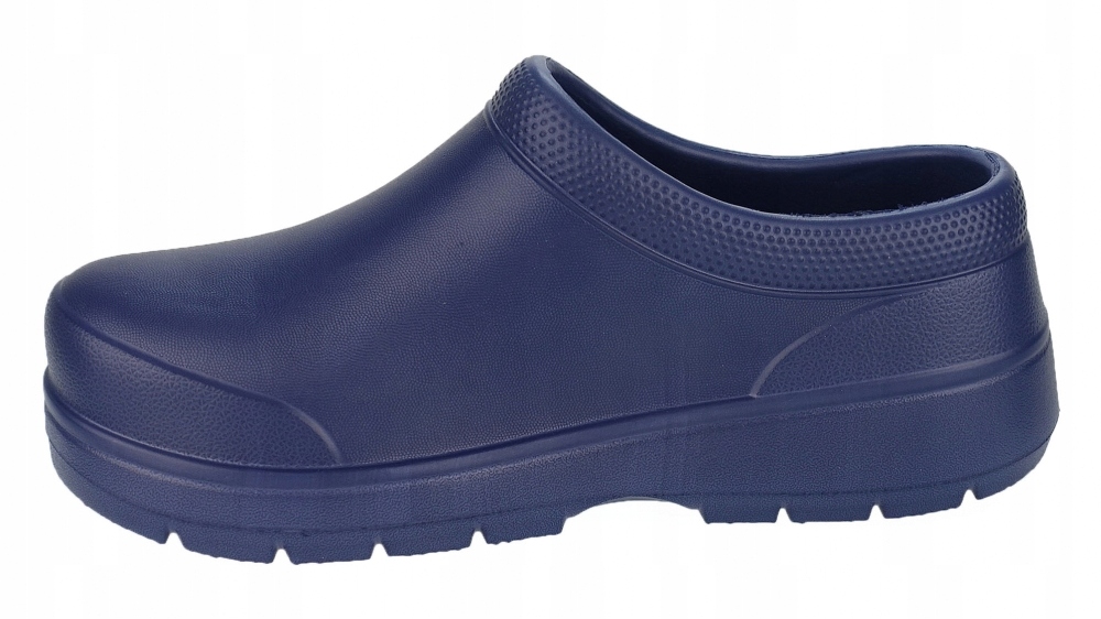 KALOSZE GUMIAKI MĘSKIE OGRODOWE PIANKOWE LEKKIE CHODAKI KLAPKI EVA Kolor niebieski