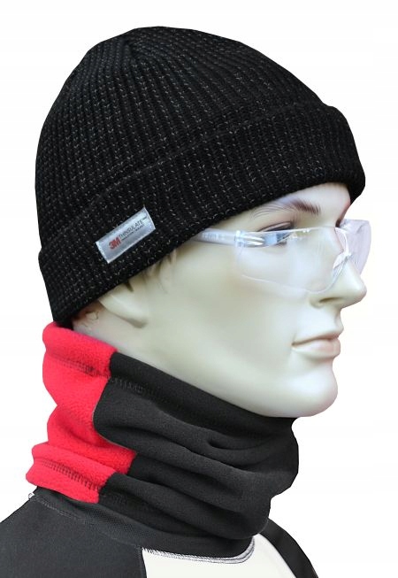 Czapka 3M Thinsulate z odblaskiem ocieplona poprawa bezpieczeństwa .4 Kolor niebieski