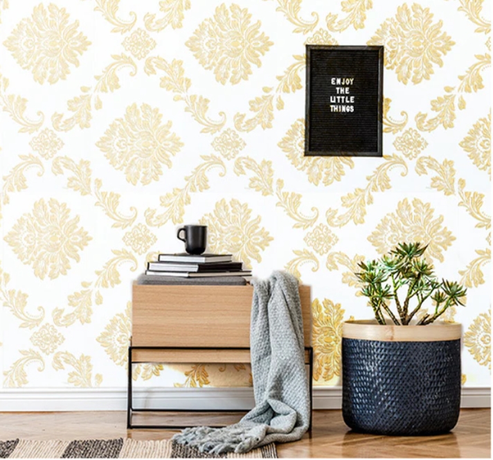 Naklejka ścienna tapeta złote samoprzylepne FP21 Długość 70 cm