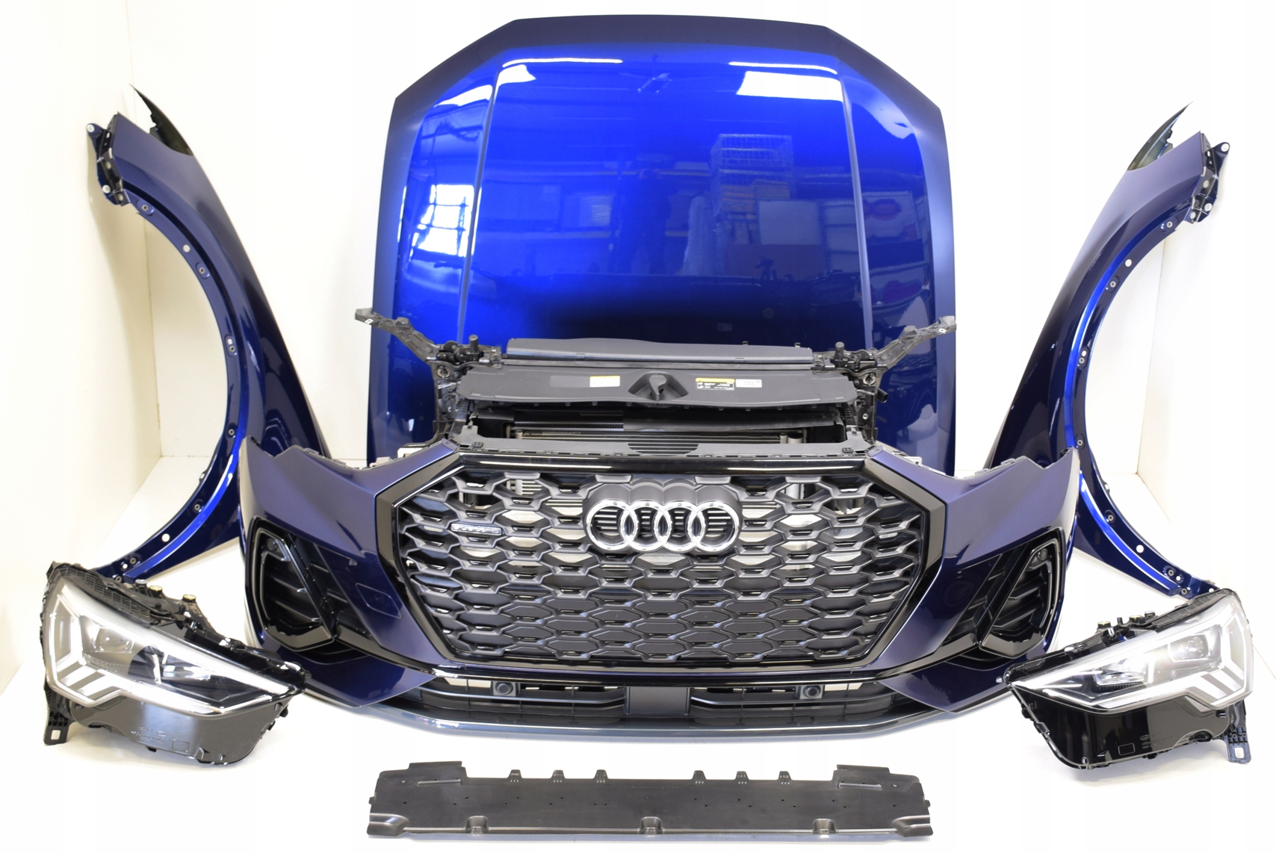 AUDI Q3 II 83A F3 SPORTBACK PRZÓD ZDERZAK MASKA LAMPA BŁOTNIK S-Line LX5H