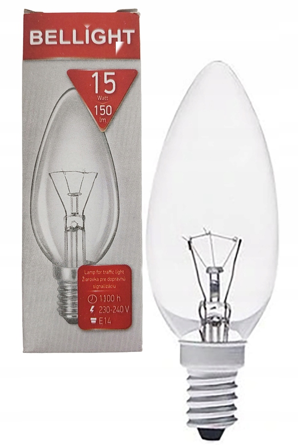 

Żarówka Standardowa Świeca 15W 150lm E14 Bellight