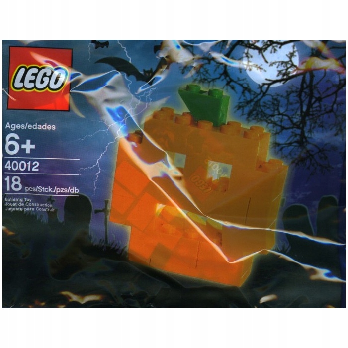 Lego 40012 Halloween Pumpkin Dynia saszetka klocki unikat