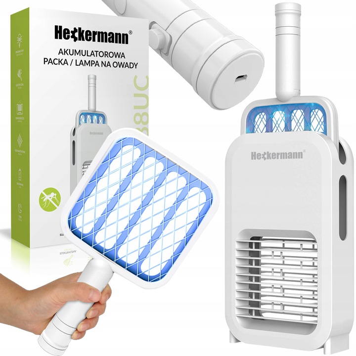 Insekticidní lampa proti komárům, mouchám, vosám a molům, stanice, lapač hmyzu