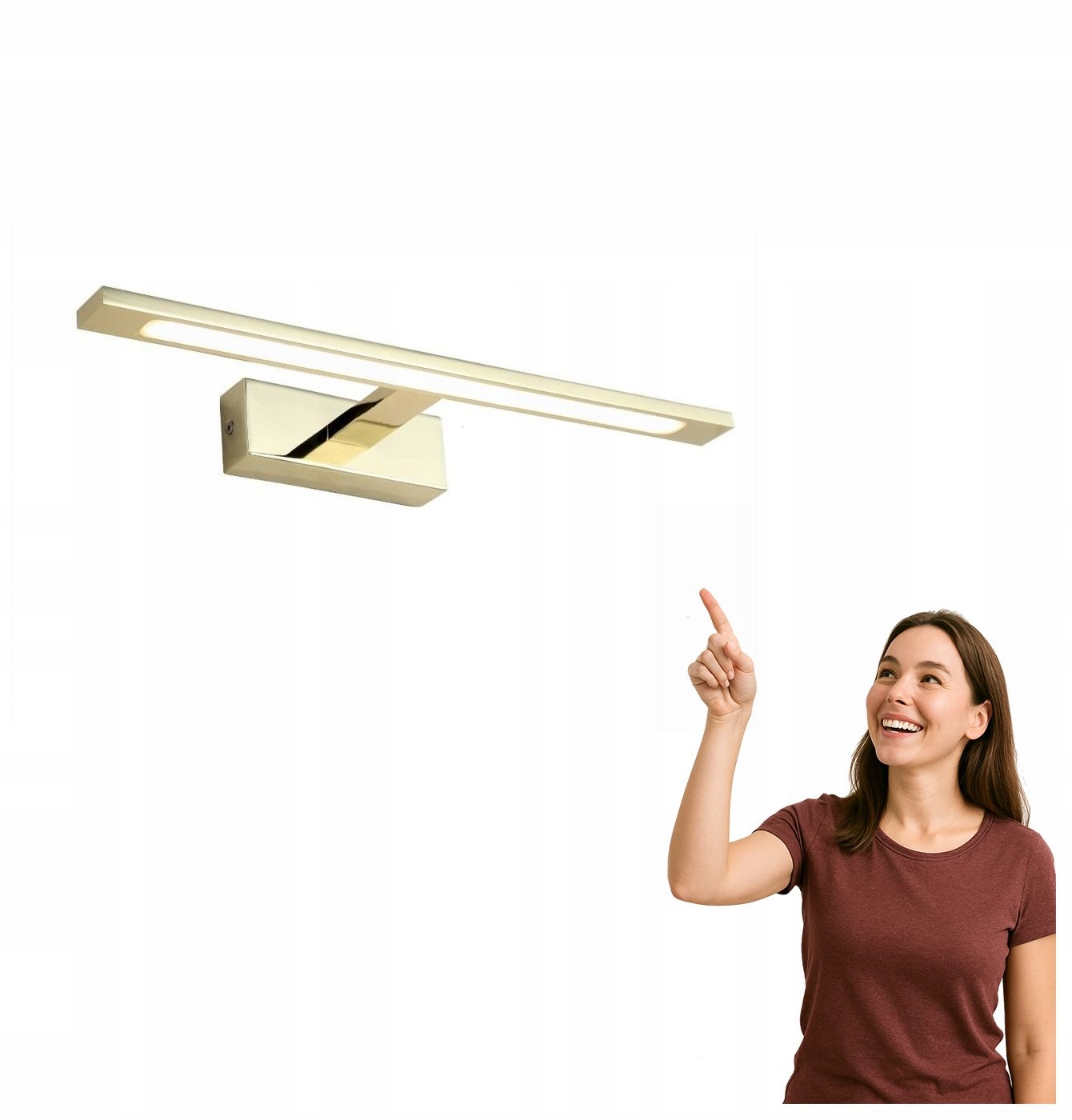 Led nástěnné svítidlo galeryjka 12W Alter W89443-12W-GD Zuma Line