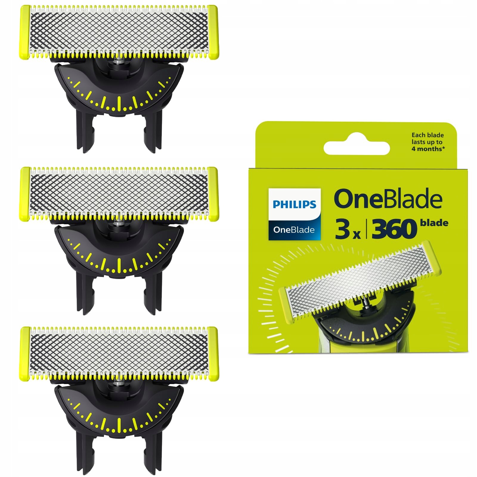 Ostrza do maszynki Philips OneBlade 360 QP430/60 Oryginalne