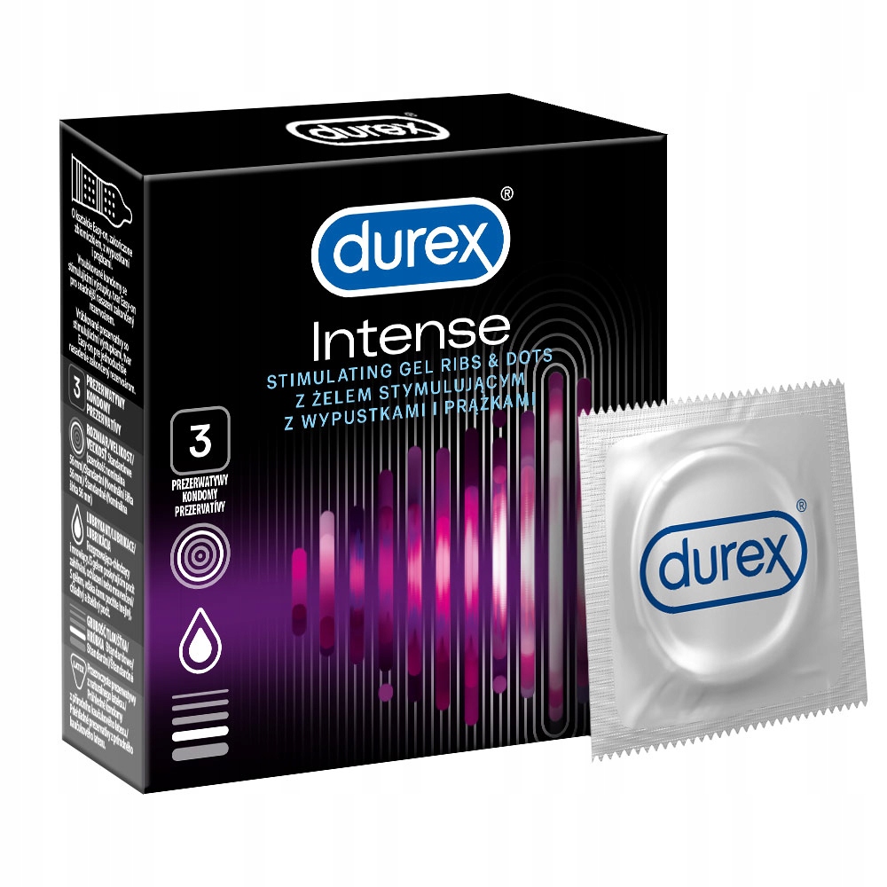 

Durex prezerwatywy Intense 3 szt