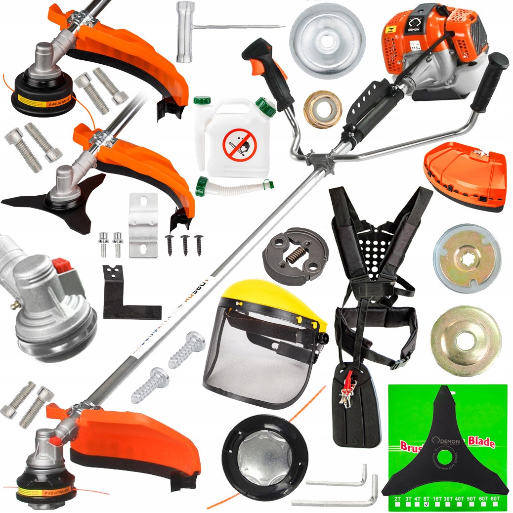 Kosa Spalinowa Wykaszarka Kosiarka Podkaszarka Demon Rq 580 Turbo Maska