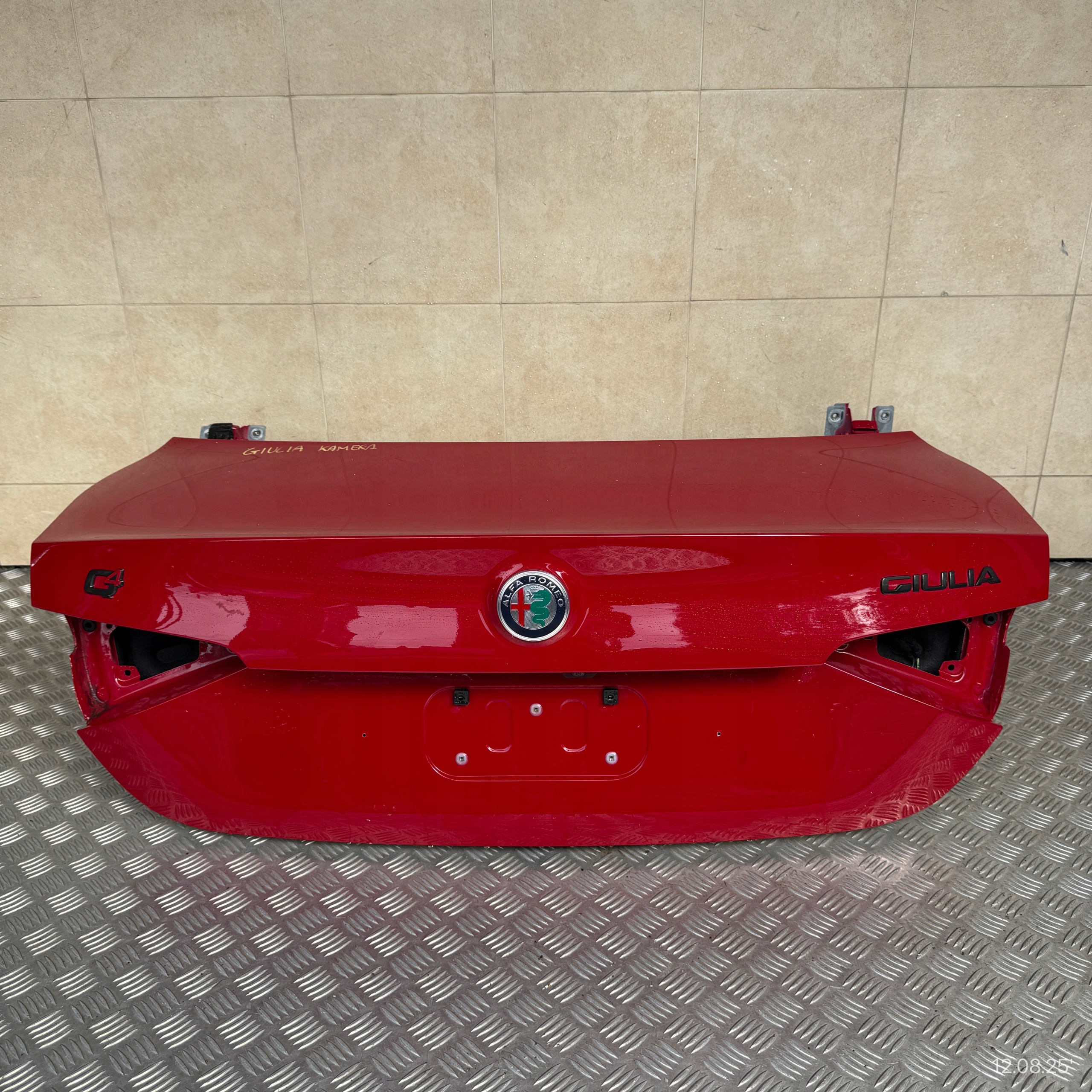 boot doors complete ALFA ROMEO GIULIA 2018 ROK KAMERA