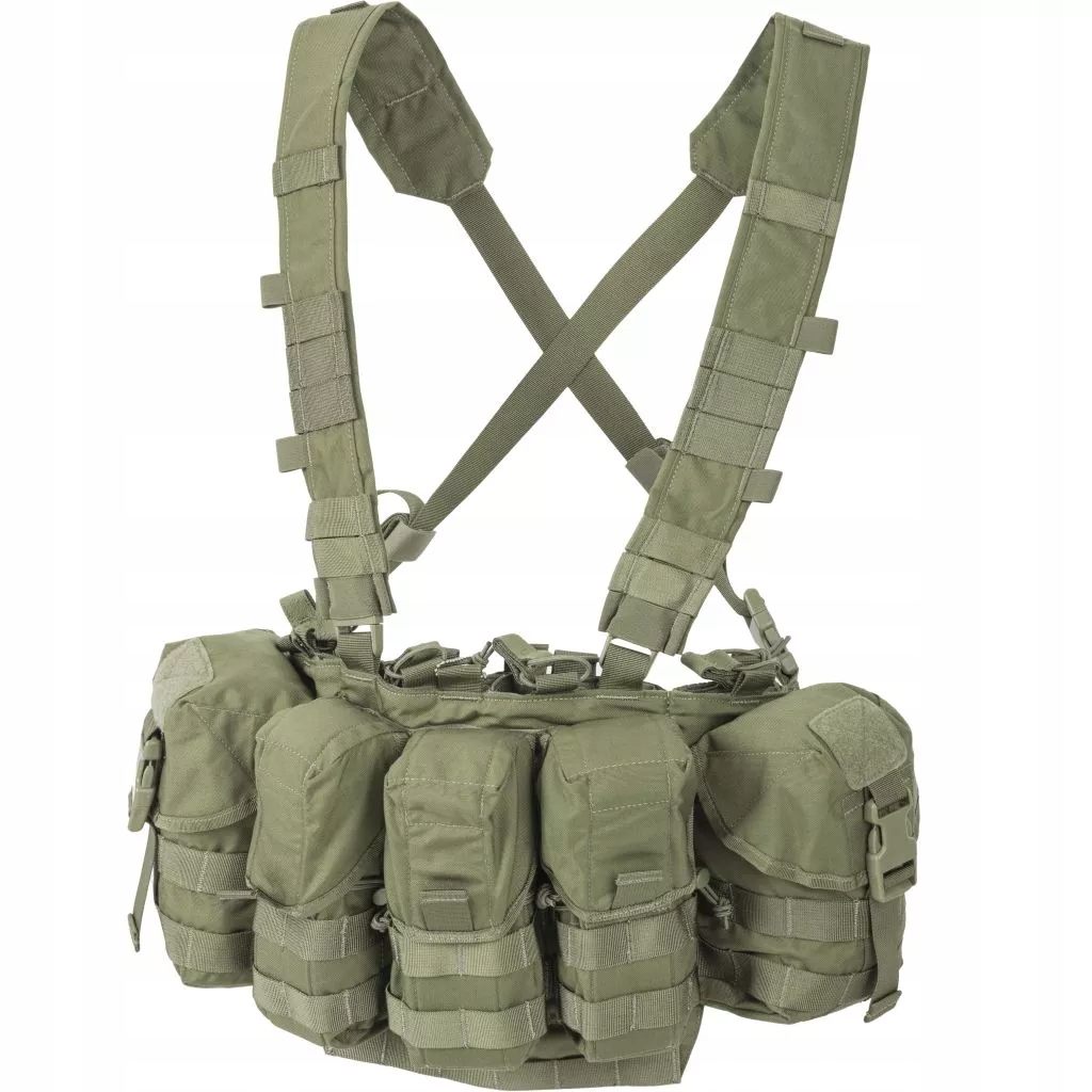 Helikonová vesta Guardian Chest Rig Olivově zelená