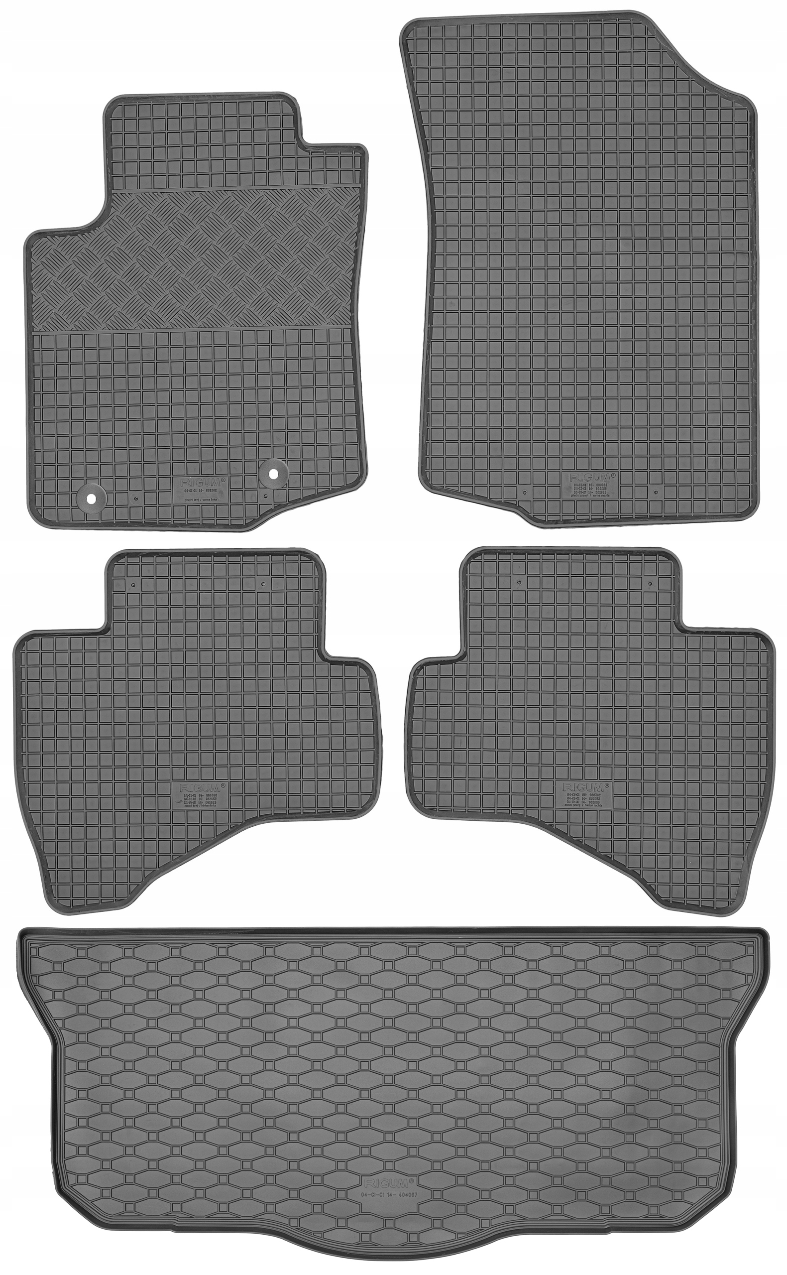 Peugeot 108 Hatchback 2014 – rohož batožinového priestoru koberčeky