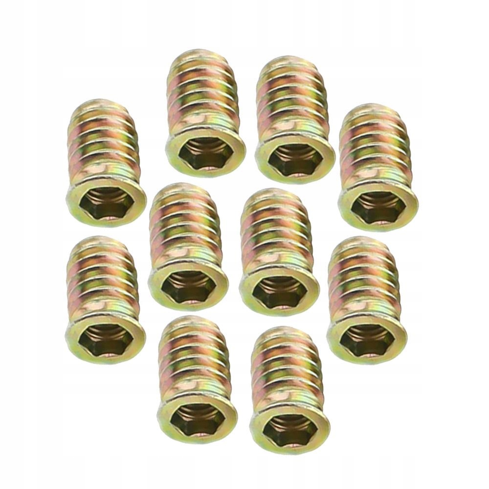 10 x śruby interfejsu wkładki do drewna Model inna