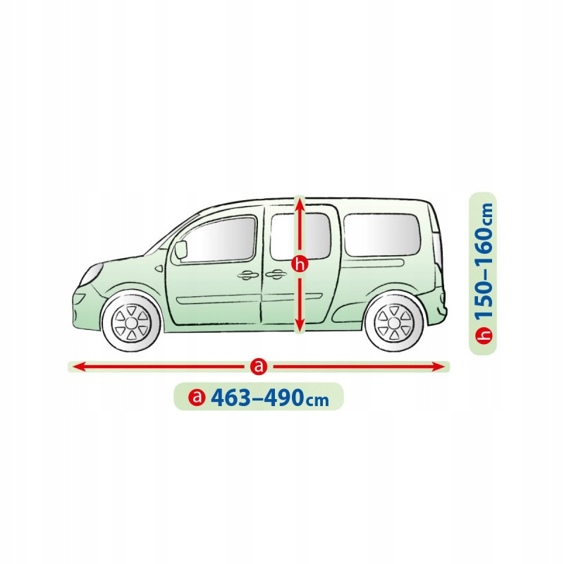 Autoplachta Mobile Garage mini van XXL Lav