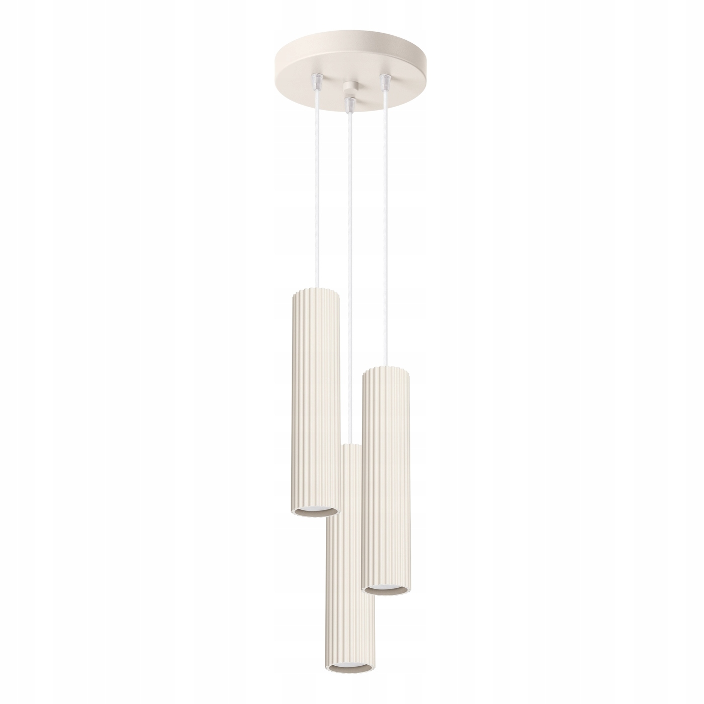 Lampa wisząca Karbon 3P beżowy