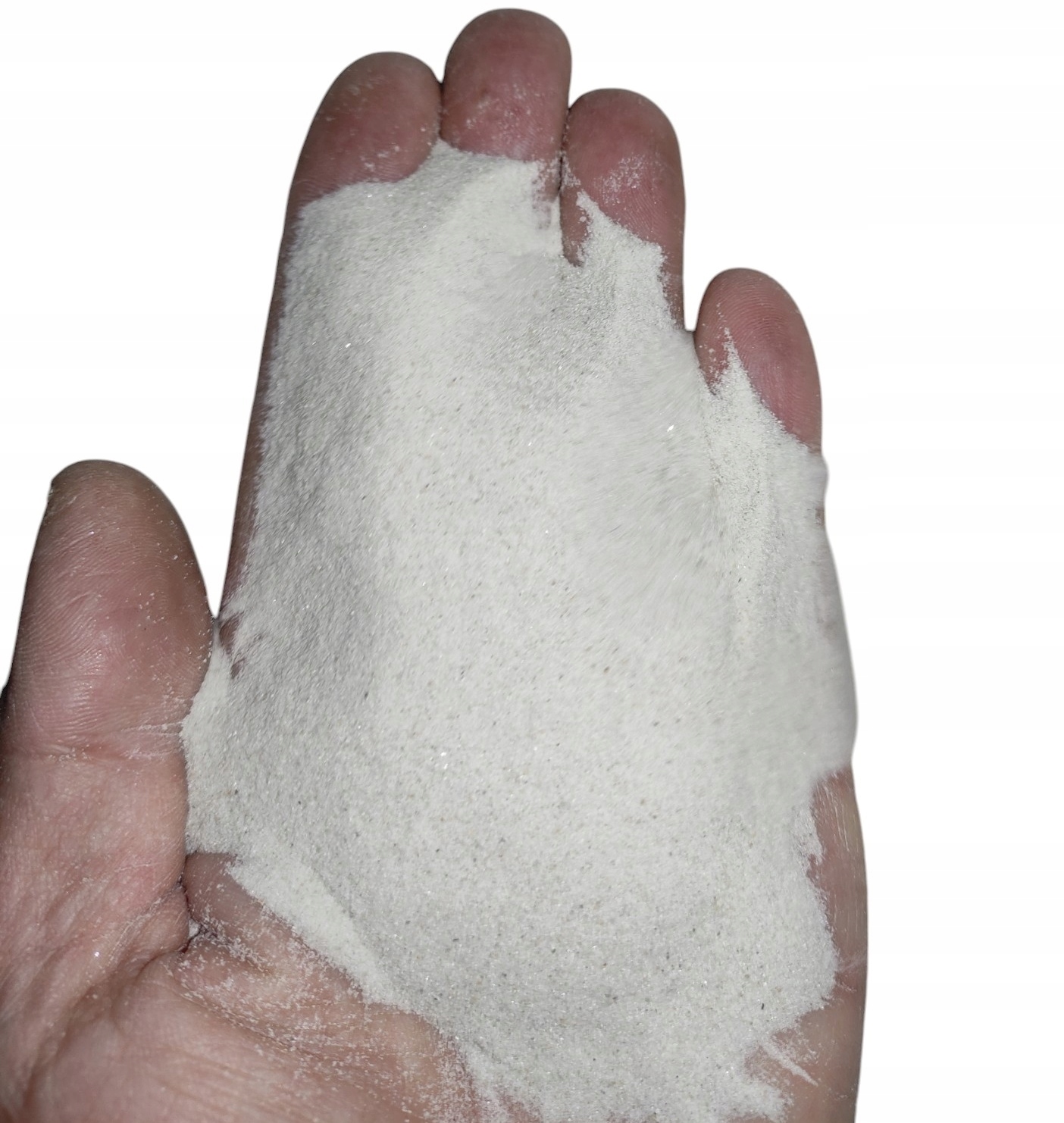 Křemenný Písek Bílý Velmi Jemný 0,1-0,2 mm Les Ve Sklenici Dekorativní 3 D