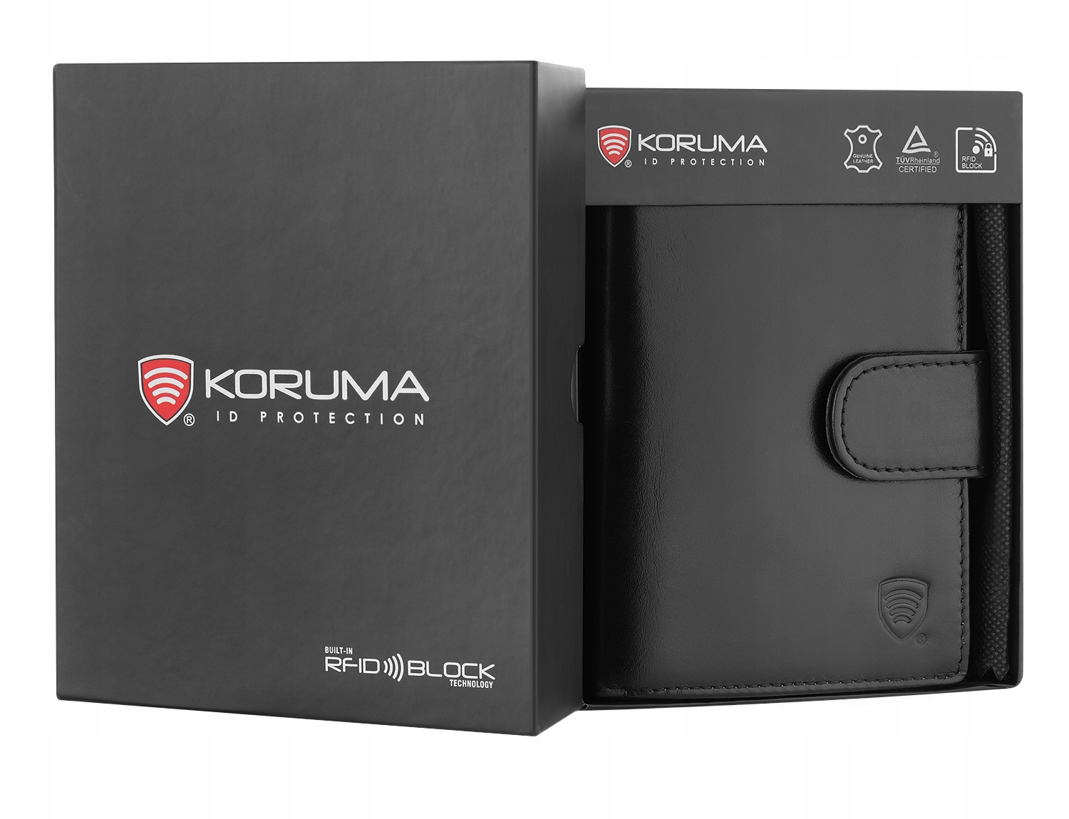 

Portfel Męski Skórzany Rfid Ochrona Karty Smart