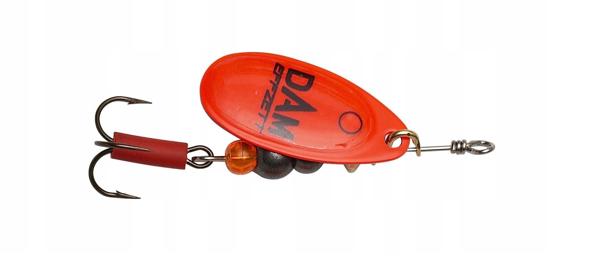 

Błystka Dam Effzett Fluo Spinner rozm.5/12g Red