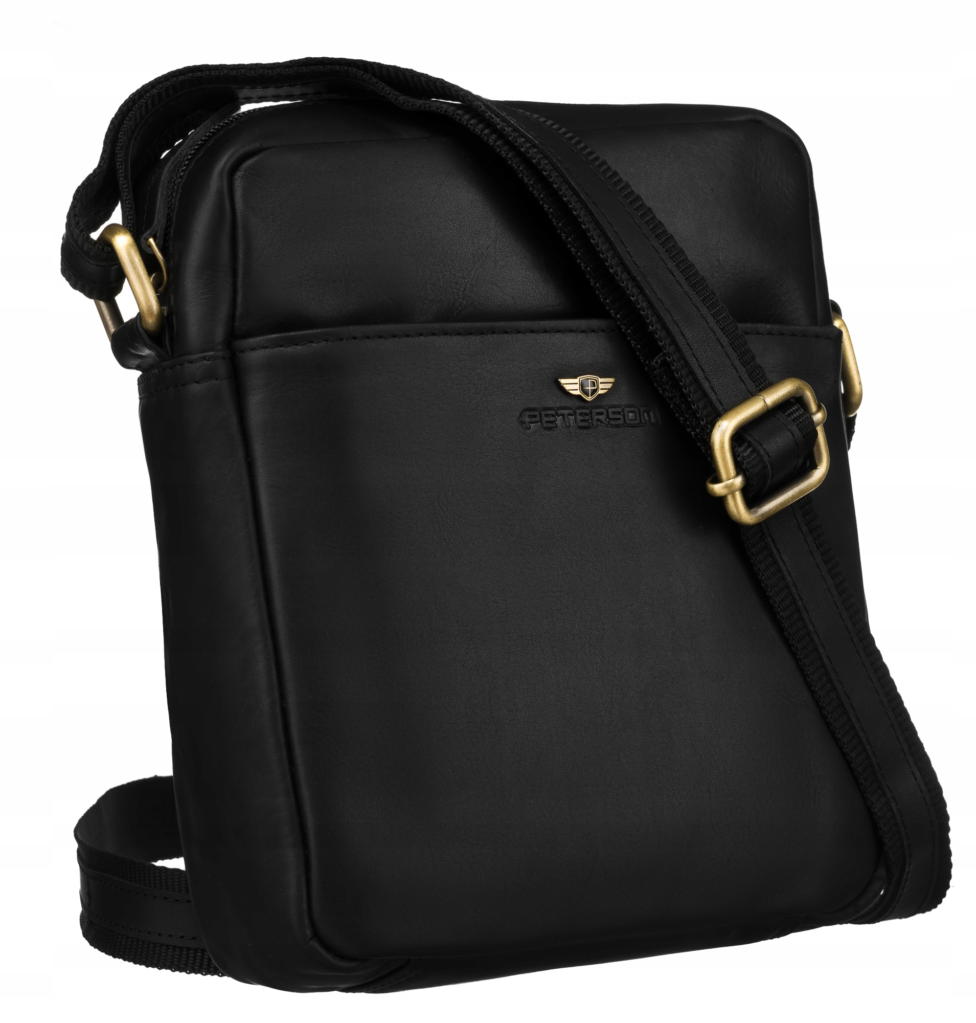 Peterson kožená pohodlná pánská taška na opasek, taška přes rameno