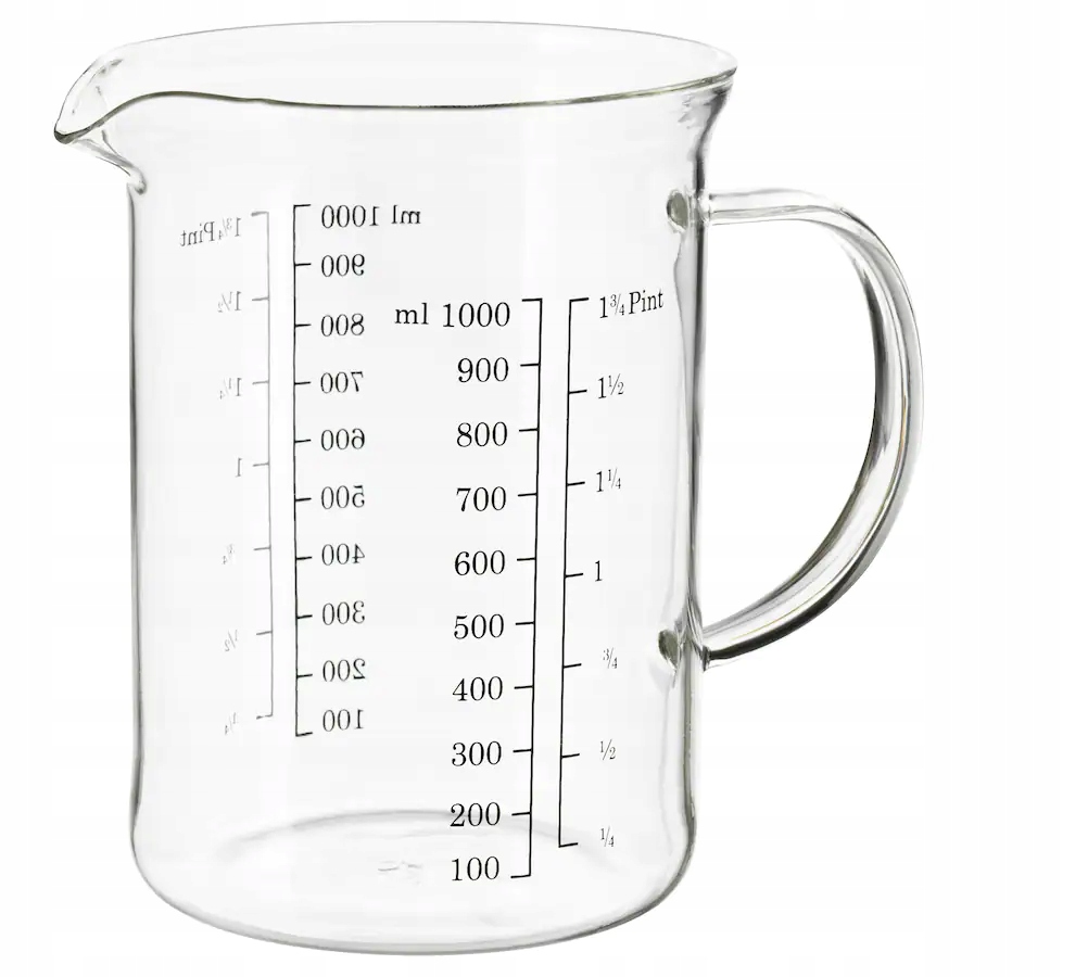 

Ikea Vardagen Dzbanek z miarką szkło 1.0 l