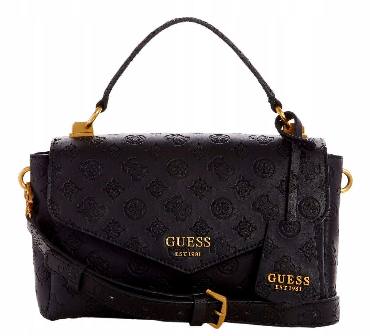 

Guess Torebka Damska Zanelle Top Handle Black