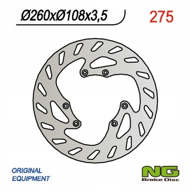 Ng Brzdový Kotúč Predná Peugeot Xps 50 Sm (260x108x3,5) ()