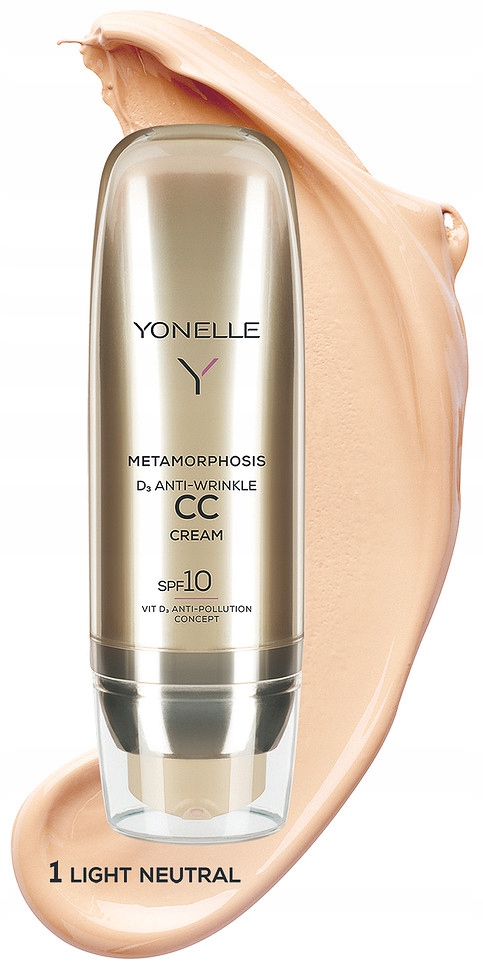 Yonelle Metamorphosis D3 Krem CC SPF10 1 Light
