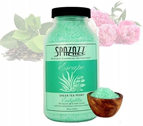 Aroma vůně pro vířivky Spazazz Crystals Green tea peony (623g)