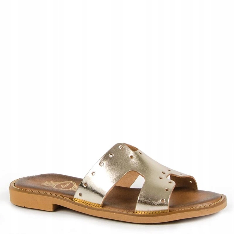 Lemar 40326 Nazouváky Sandály Kůže Lico Zlaté 36