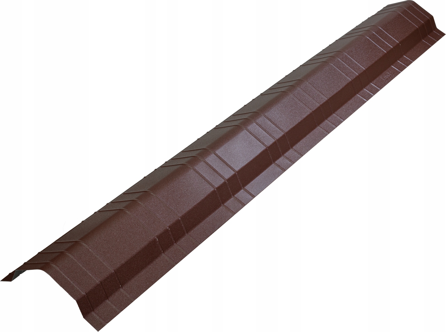 Gąsior do blachodachówki modułowej Murano GSM-Flat D-Matt Plus 8017 brązowy