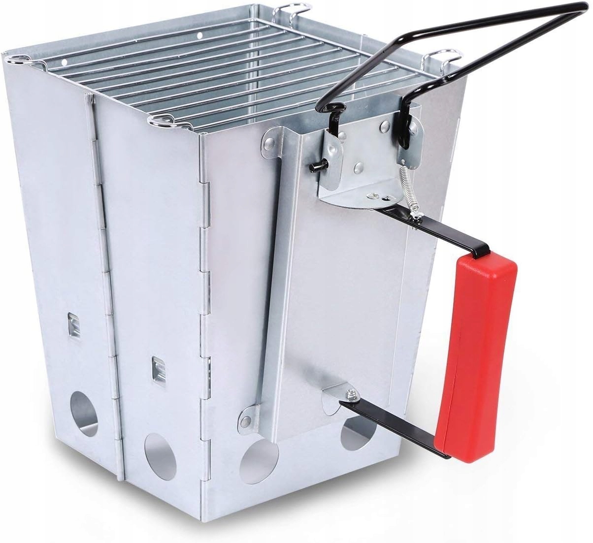 Skládací startér na gril 35,5 x 21,5 cm – Komín na uhlí