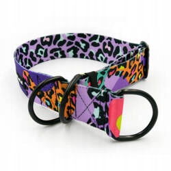 Levně Polostahovací obojek Crazy Leopard 4 cm Psiakrew M/L