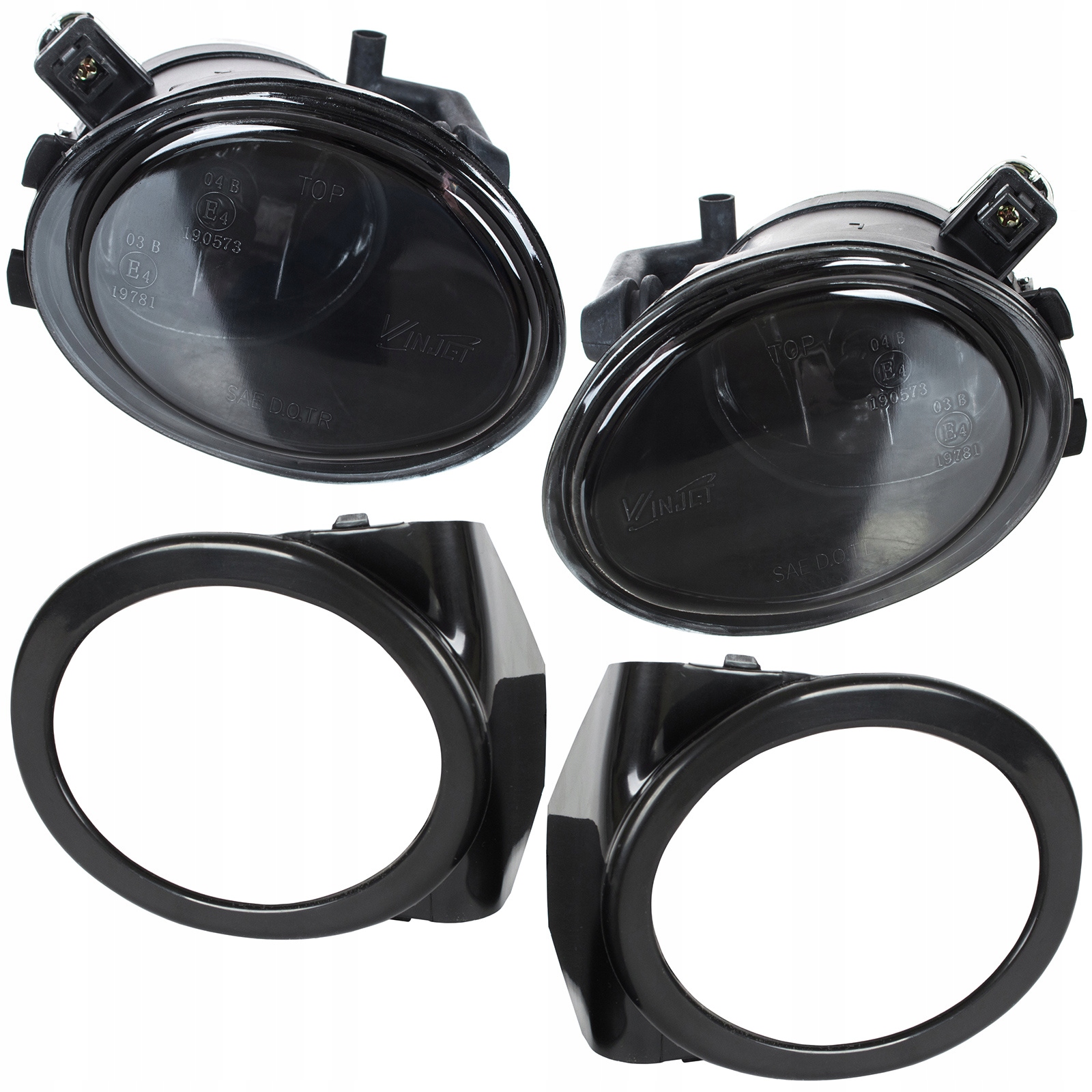 Halogeny Ramky M-paket pro Bmw 3 E46 M3 Komplet L+p