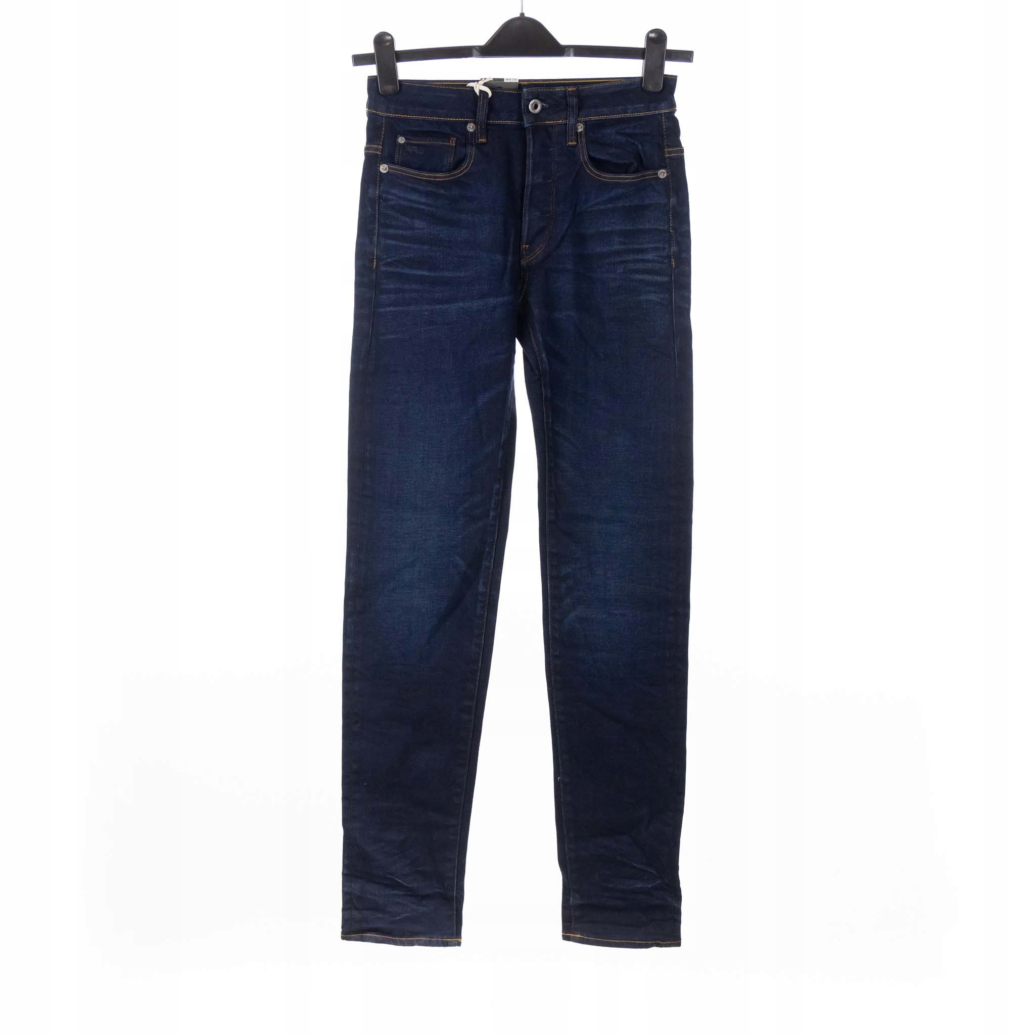 Pánské Kalhoty G-star Raw Modré Džíny Zúžená Nohavice 26/34