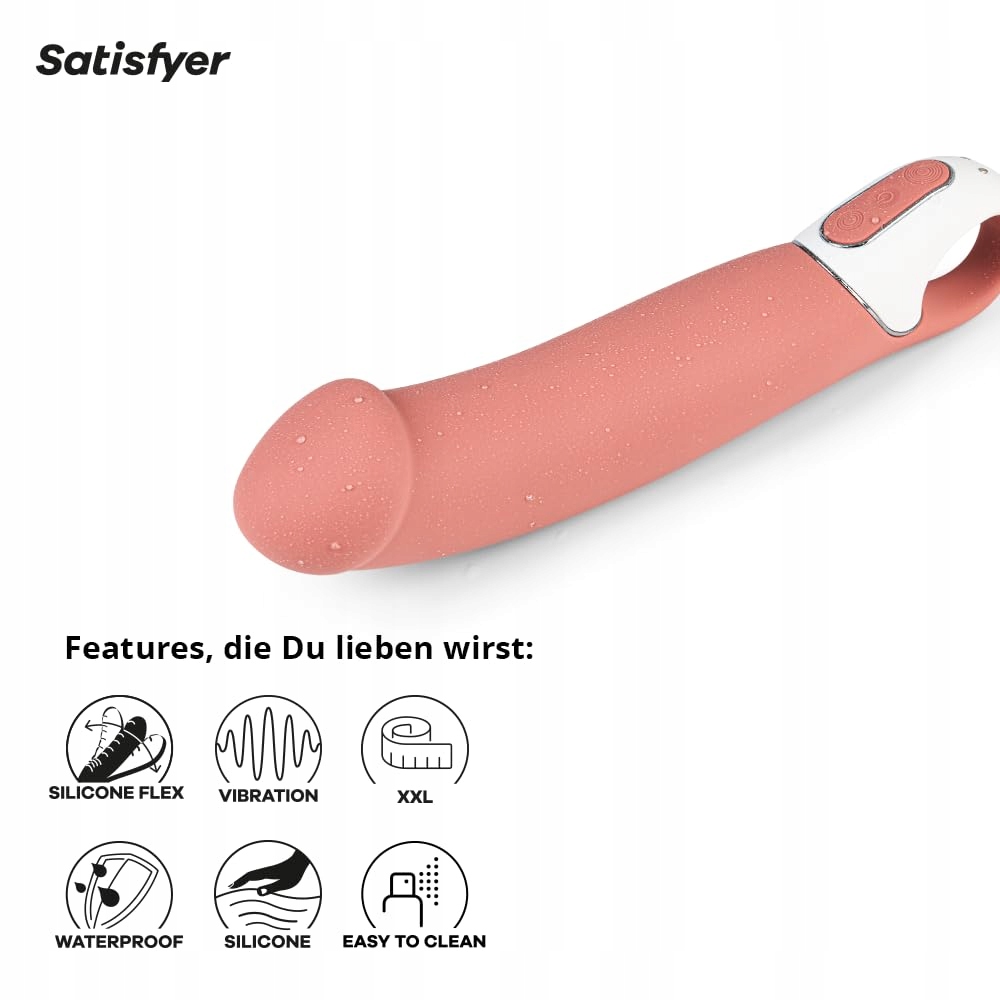 SATISFYER Wibrator G-Punkt Dla Kobiet Cichy Wodoodporny Stymulator — miniatura 3