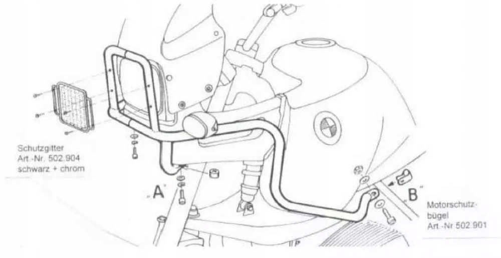 Bmw R 850 Gs (1998-2000)/R 1100 Gs (1994-1999) Gmole