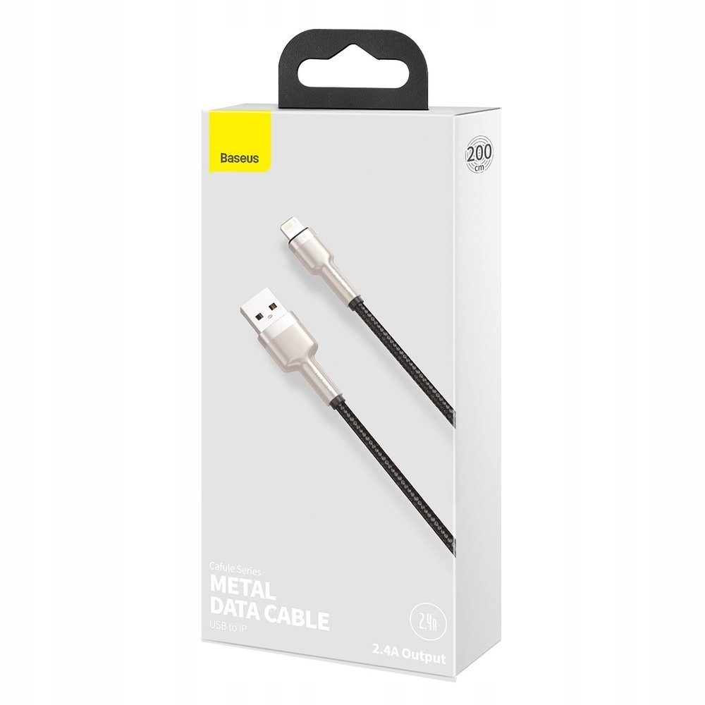 Kabel Lightning USB Baseus do iPhone X Xr 11 12 2m Marka Baseus