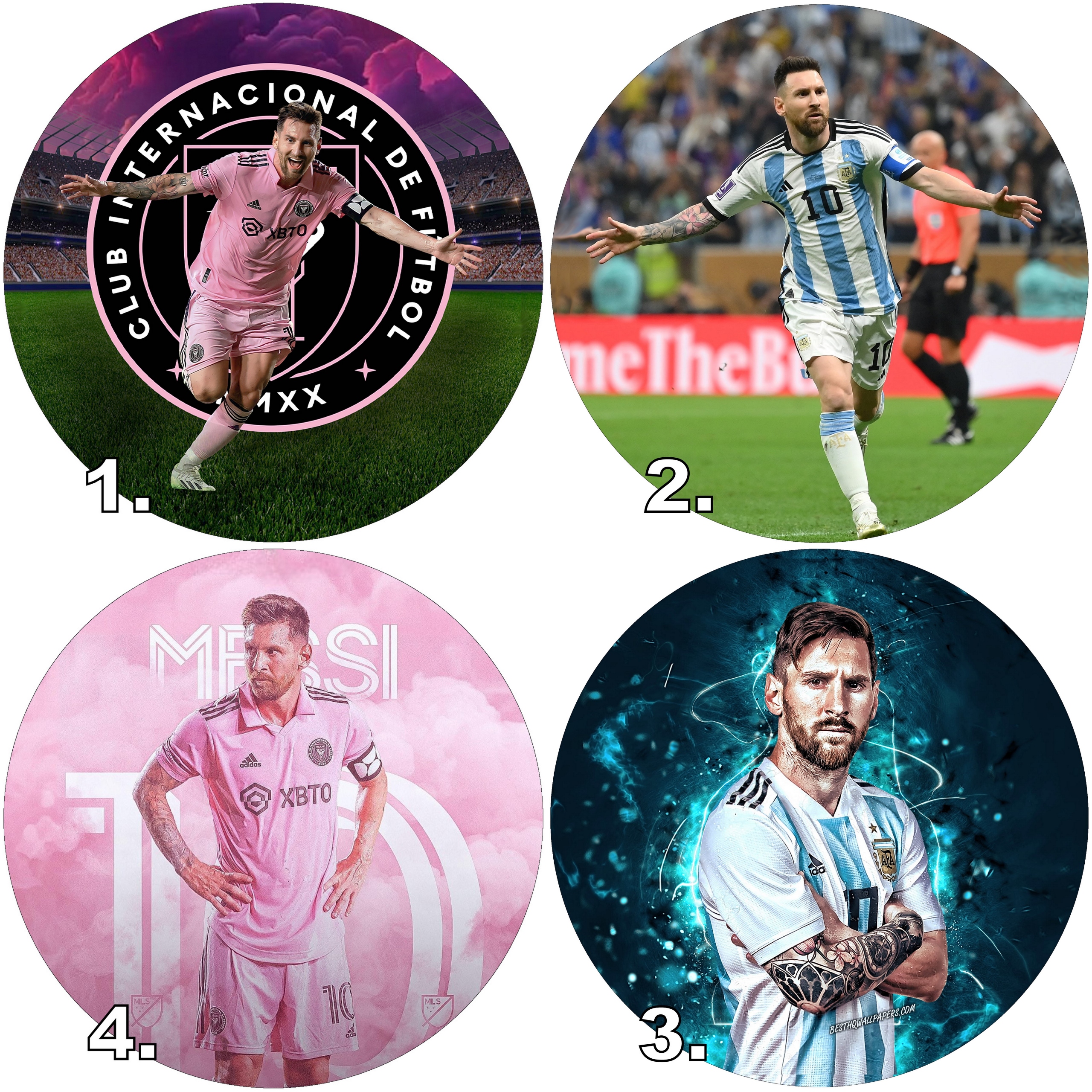 OPŁATEK NA TORT MESSI 17 CM +GRATIS -WYJĄTKOWY SMAK MISTRZOSTWA I GENIUSZU!